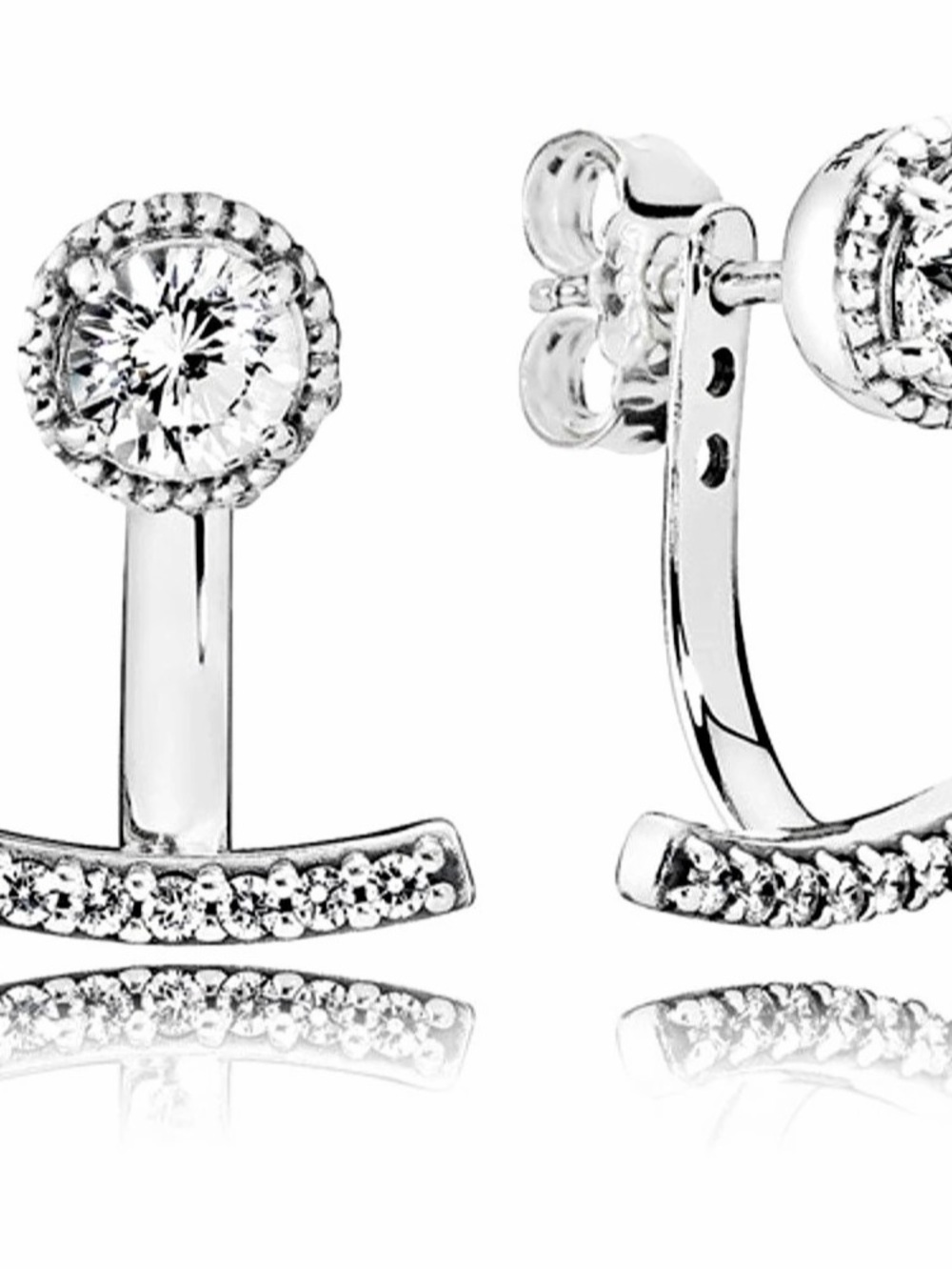 NWOT Pandora Abstract Elegance Stud Earrings